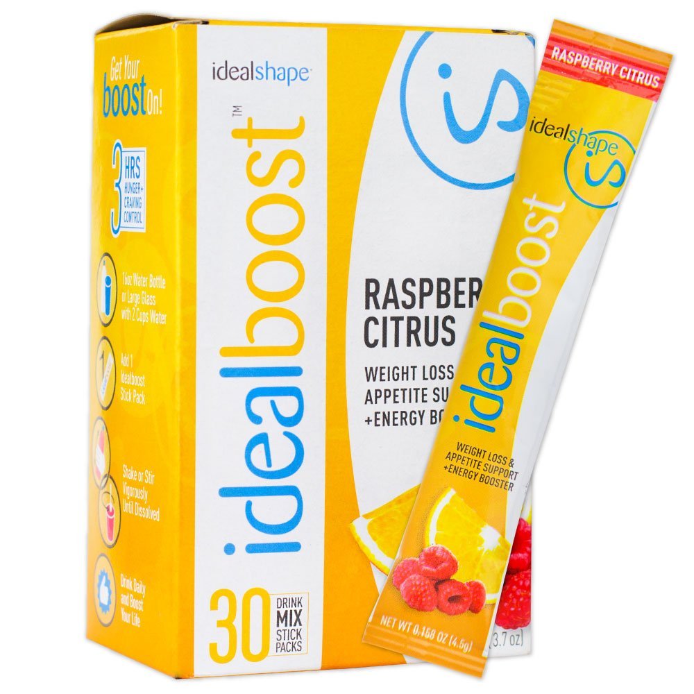IDEALBOOST Direct From IdealShape Weight Loss Drink Packets Energy Mix